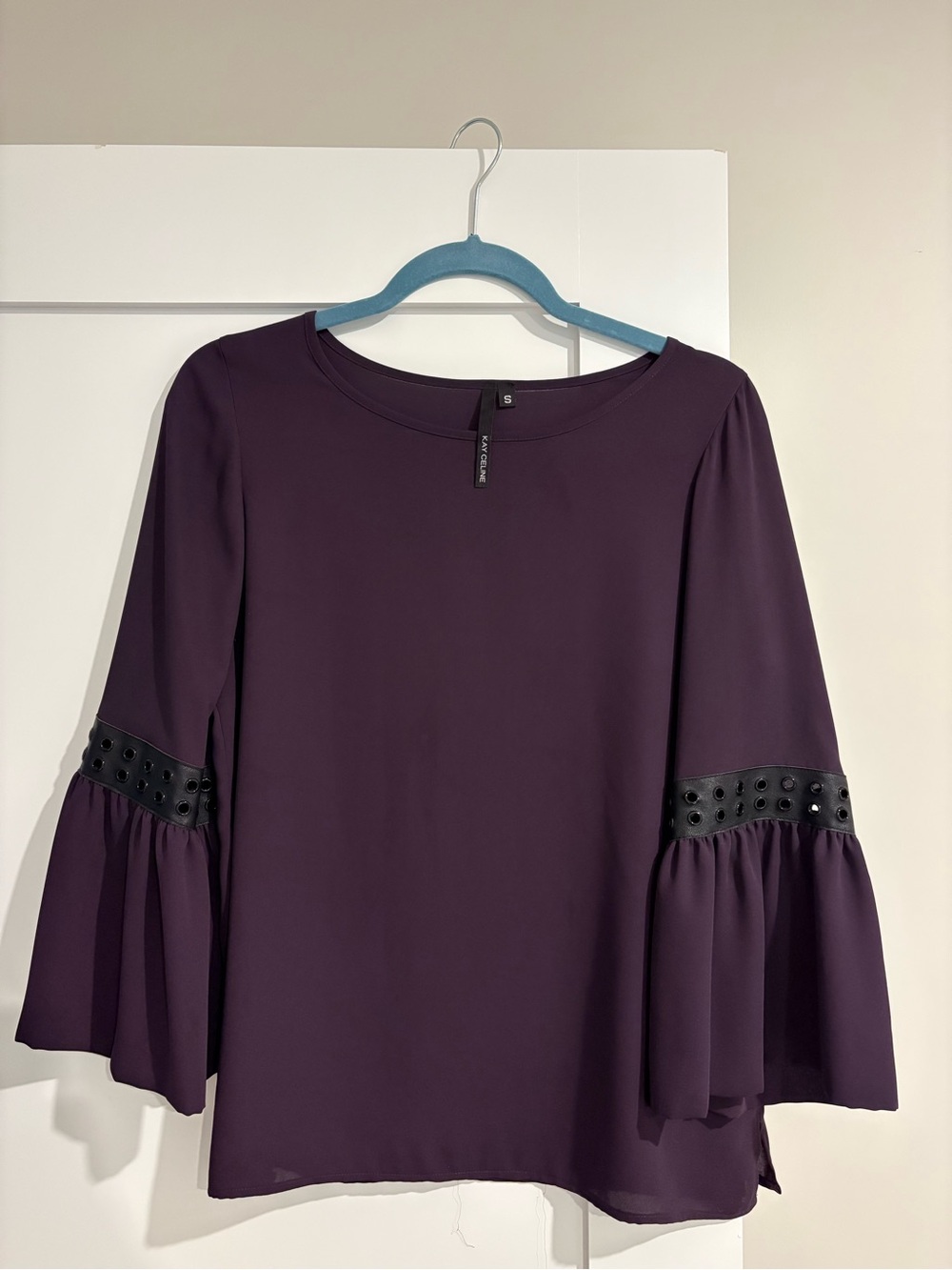 Kay Celine Purple Blouse